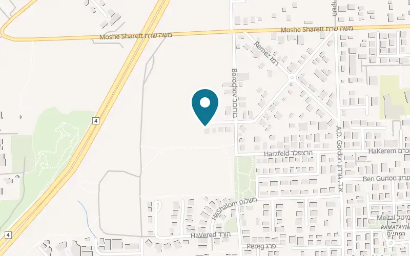 Map showing Qadma at 27 Arlozorov Street, Hod HaSharon