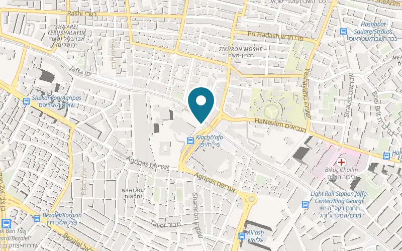 Map showing Racheli Ver-Nir at 103 Jaffa Street, Jerusalem