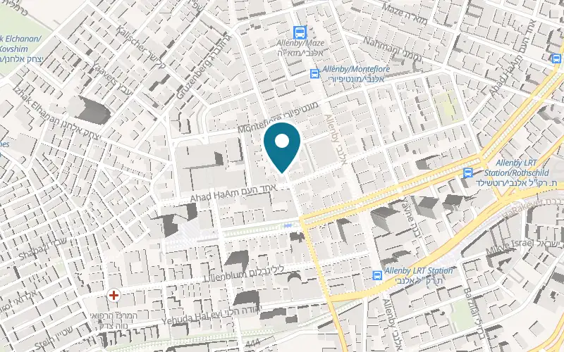 Map showing Radler at 48 Nahalat Binyamin Street, Tel Aviv-Yafo