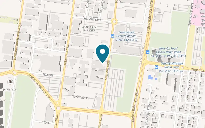 Map showing Ragazzi at 32 Shacham Street, Petah Tikva