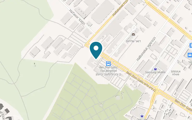 Map showing Rahitey Sgula at 51 Ben Zion Galis Street, Petah Tikva