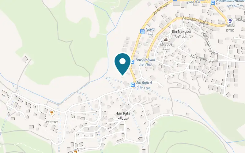 Map showing Reshta at Ein Rafa, Ein Rafa