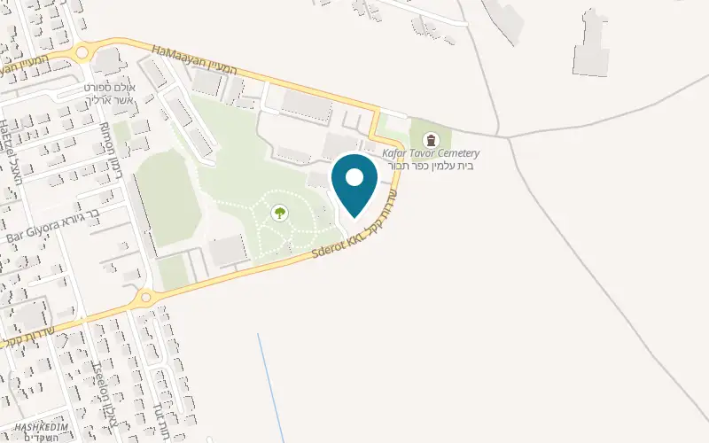 Map showing Reut at The winery compound, Sderot KKL, Kfar Tavor