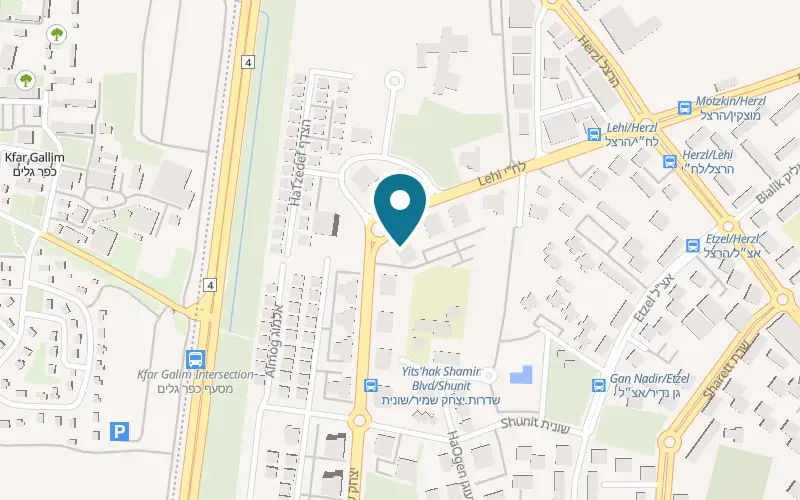 Map showing Rosso at 20 Yitzhak Shamir Boulevard, Tirat Carmel