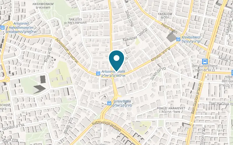 Map showing Roxon Urban Spa at Roxon Urban Hotel, 15th floor, 1 Krinitsi Street, Ramat Gan