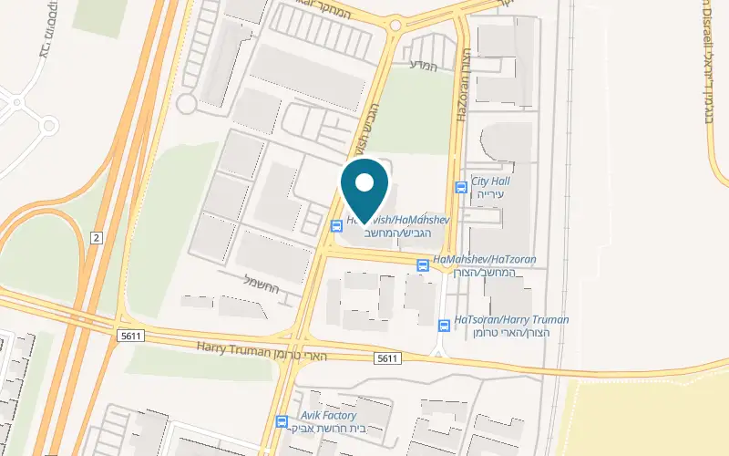 Map showing Royal Pet at 3 HaGavish Street, Netanya