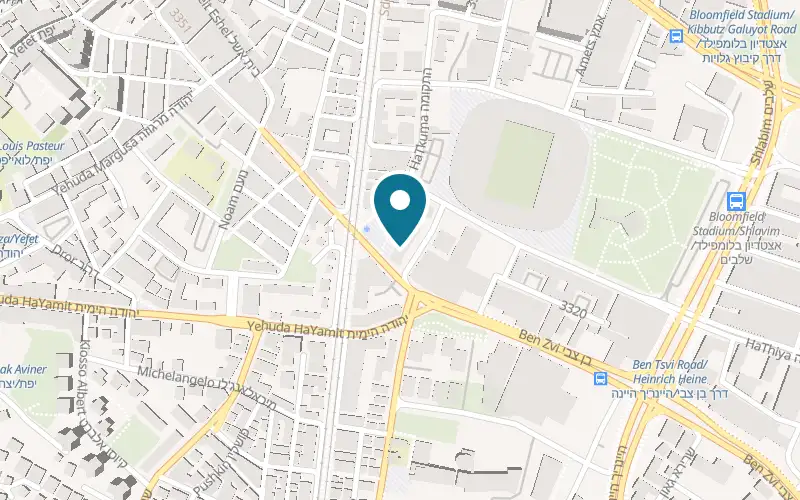 Map showing Ruth Daniel Residence at 47 Jerusalem Boulevard, Jaffa, Tel Aviv-Yafo
