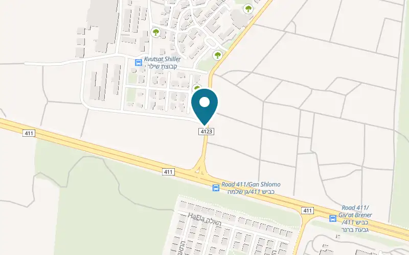מפה: סביח החצר בקבוצת שילר, גן שלמה, גן שלמה