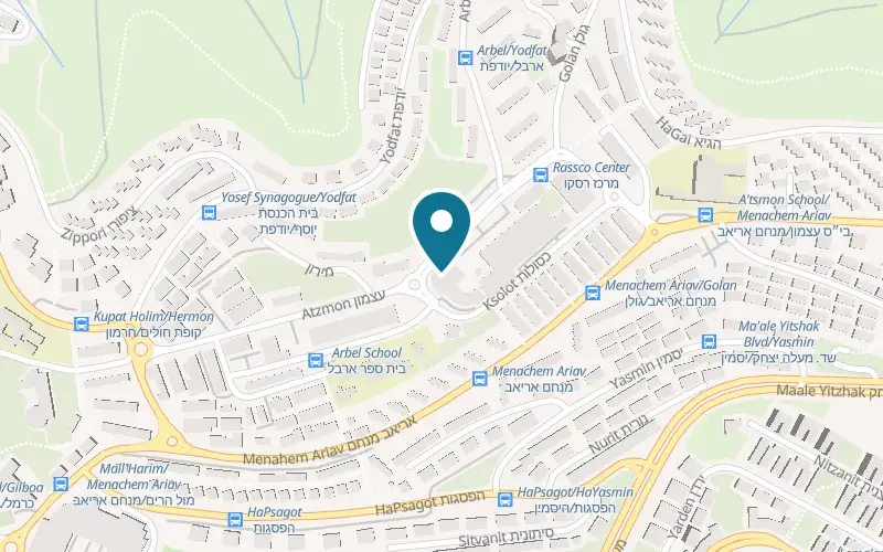 Map showing Safa Pharm Pharmacy at 18 Atzmon Street, Nof HaGalil