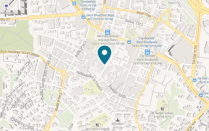 Map showing Samir at 7 Kehilat Detroit Street, Old City, Ramla