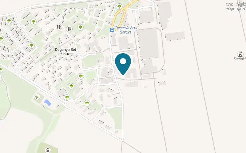 Map showing Sana at Kibbutz Degania Bet, Degania Bet
