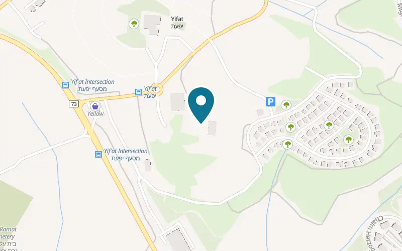 Map showing Sara Apartment at 24 HaEmek Street, Kibbutz Yifat, Yifat