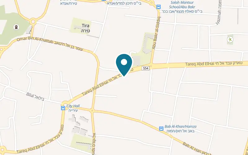 Map showing Saraya Alamer at 134 Tareq Abd el-Hai Street, Tira
