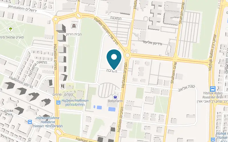 Map showing Savri Maranan at 1 HaArava Street, Giv'at Shmuel