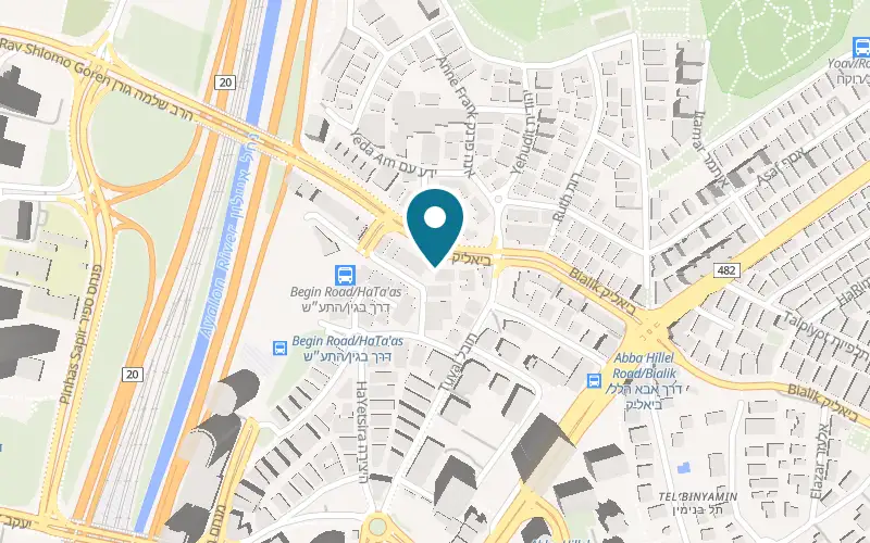 Map showing SEDCOM at 129 Bialik Street, Ramat Gan