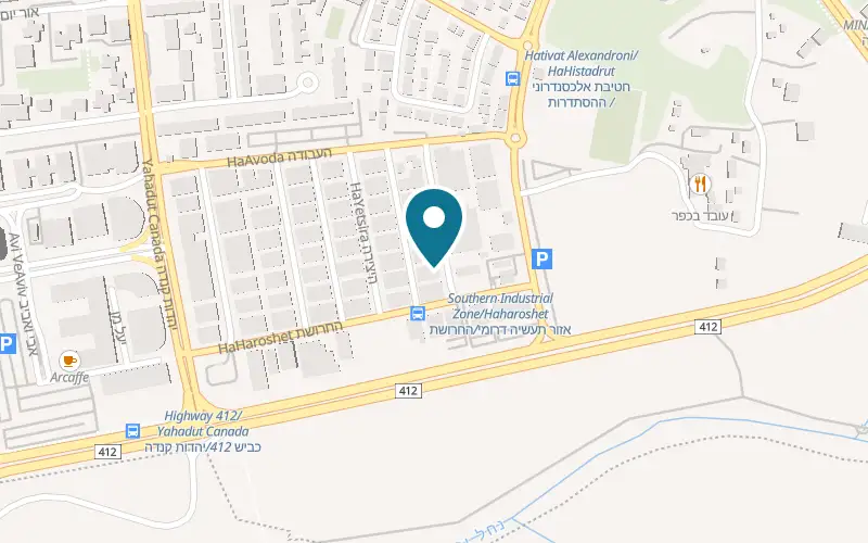 Map showing Shacham and Sons Garage at 3 HaYozmim Street, Or Yehuda