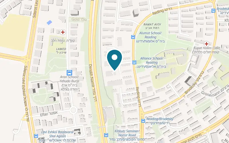 Map showing Shaked Print at 9 Shimoni Street, Tel Aviv-Yafo