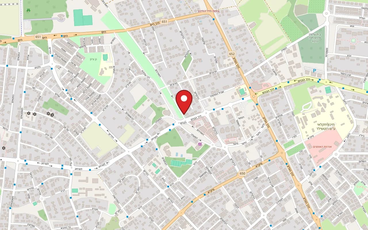 Map showing Shamna at 20 HaOranim Street, Pardes Hanna-Karkur