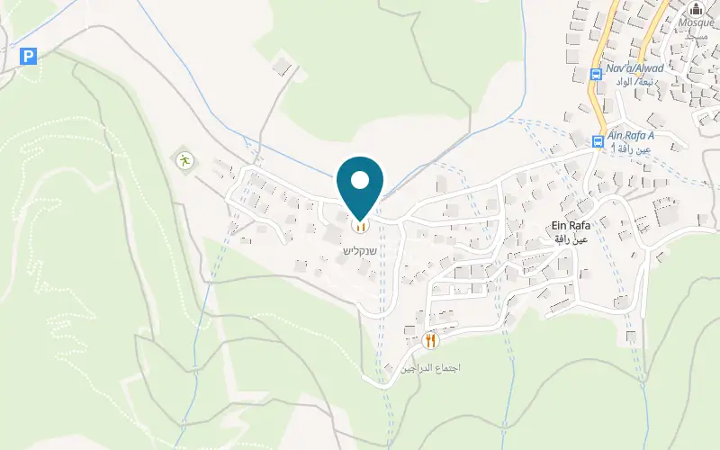 Map showing Shanklish at Ein Amor Street, Ein Rafa, Ein Rafa