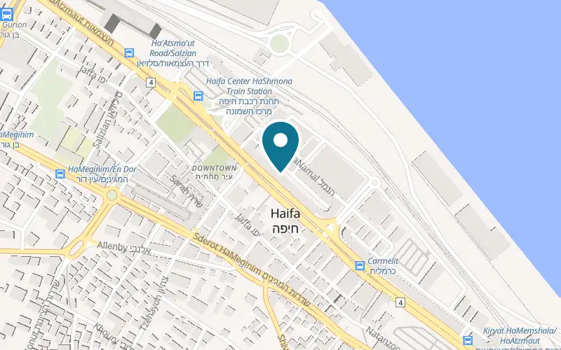 Map showing Shany at 53 Derekh HaAtzmaut, Haifa