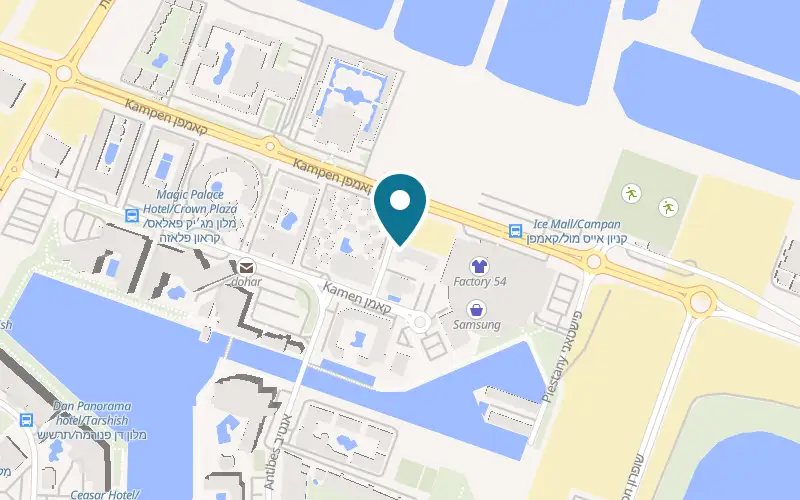 Map showing Share Spa Roxon Red Sea Eilat at Roxon Red Sea hotel, 4 Erica Street, Eilat