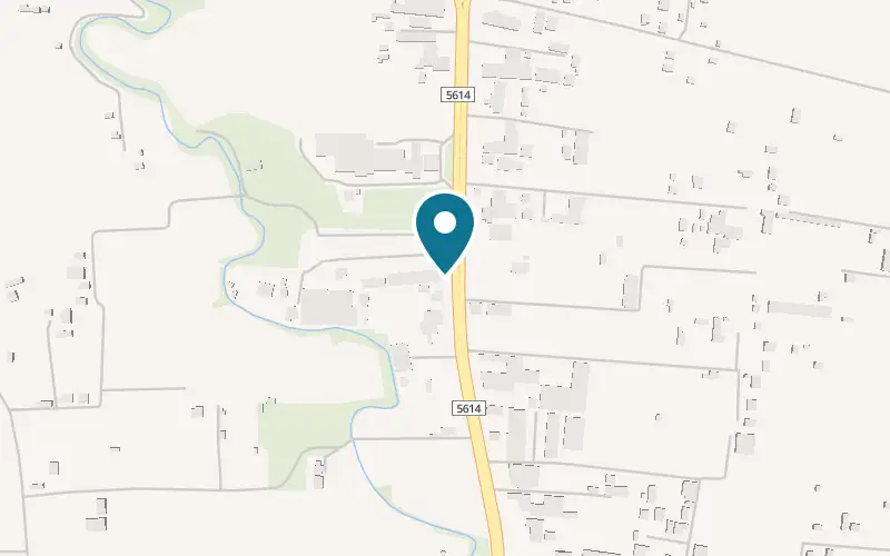 Map showing Shawarma Abu Adam at Road 5614, the main road, Qalansawe