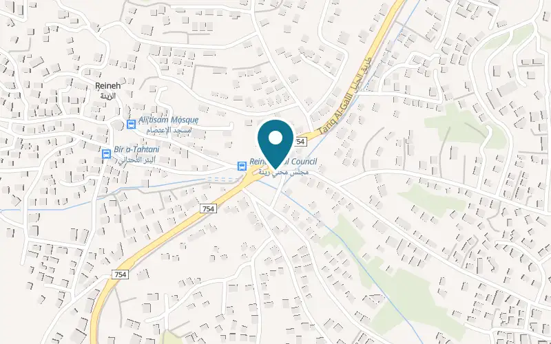 Map showing Shawarma Abu Zaki at Al-Ma'ayan Square, Reineh