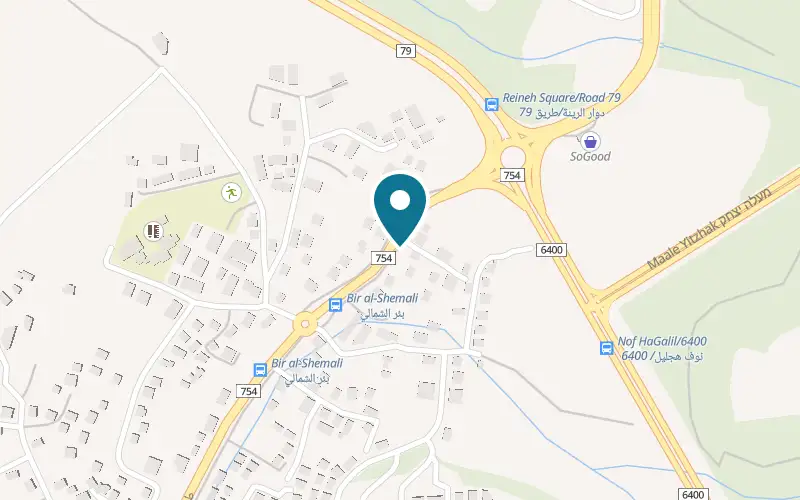 Map showing Shawarma Edrees at Main Road, Reineh