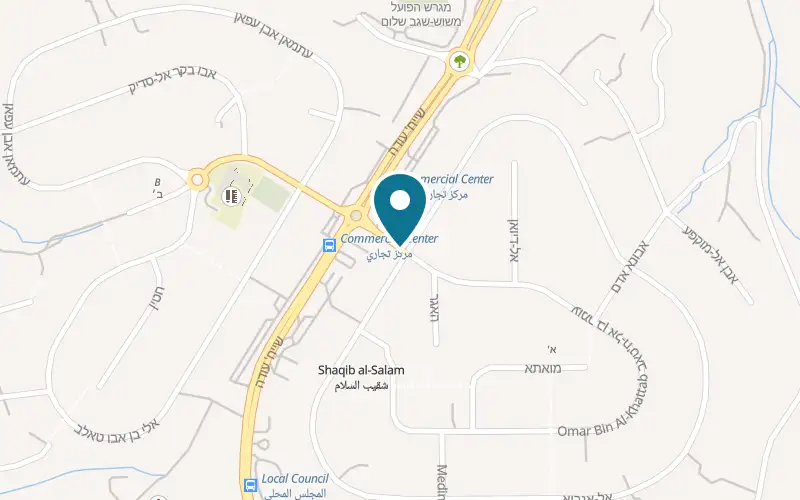Map showing Shawarma Karmel at Shaqib al-Salam, Shaqib al-Salam
