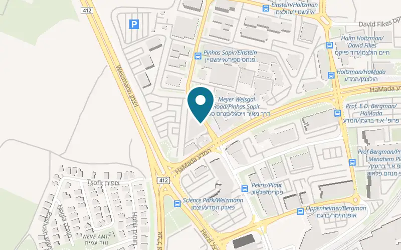 Map showing Sheffield Public House at 2 Derech Meir Weisgal, Science Park, Rehovot