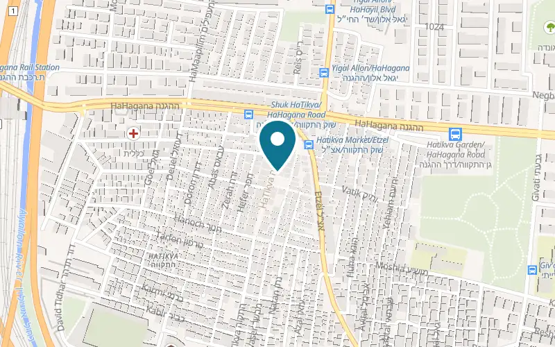 Map showing Shemesh at 13 HaTikva Street, HaTikva Market, Tel Aviv-Yafo