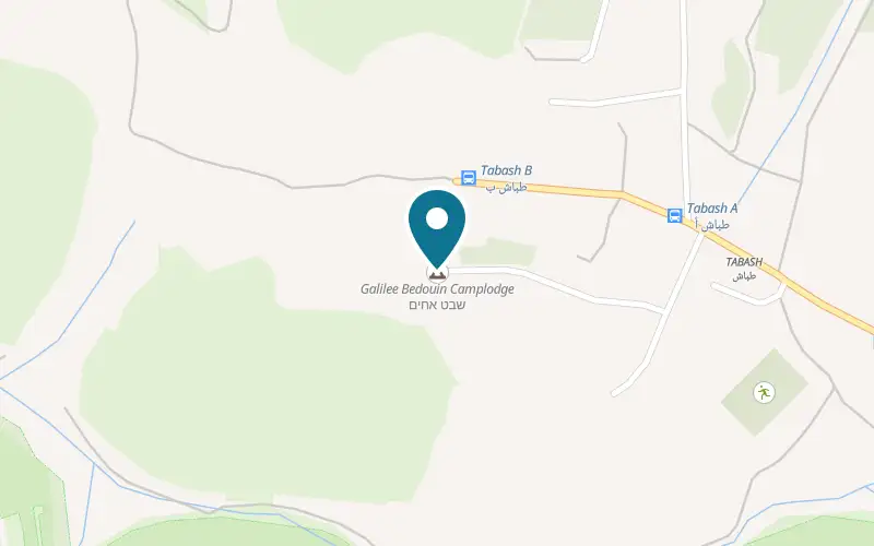 Map showing Shevet Ahim at Hilf-Tabbash, Ka'abiyye-Tabbash-Hajajre
