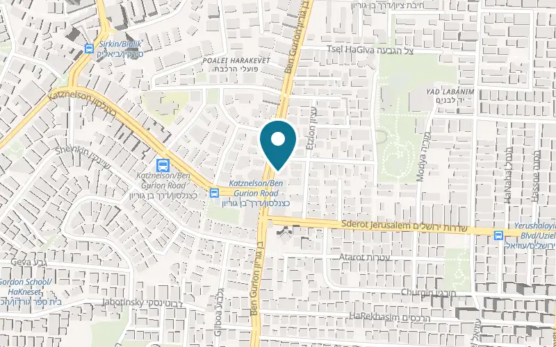 Map showing Shipudei Sami and Sons at 173 Ben Gurion Road, Ramat Gan