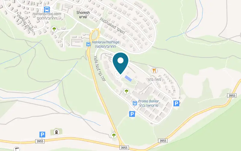 Map showing Shoresh Mountain at 1 HaPisga Street, Shoresh, Shoresh