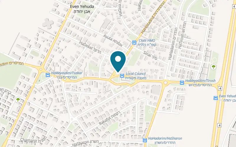 Map showing Simaki at Karasso Center, 62 HaMeyasdim Street, Even Yehuda