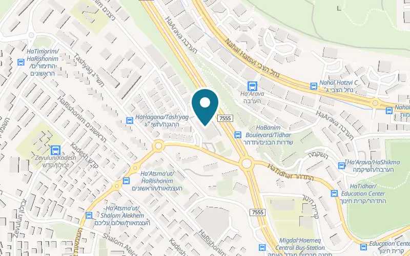 Map showing Smadushka at 39 Nitsanim Boulevard, Migdal HaEmek