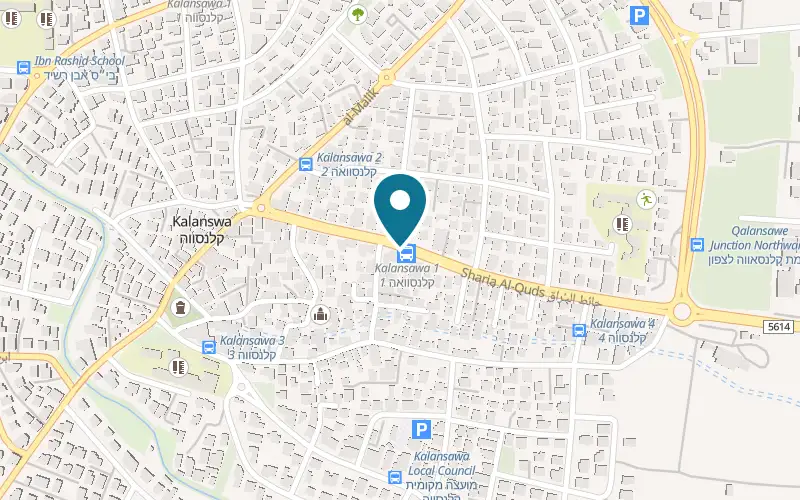 Map showing Sodo Toast at Main Road, Qalansawe