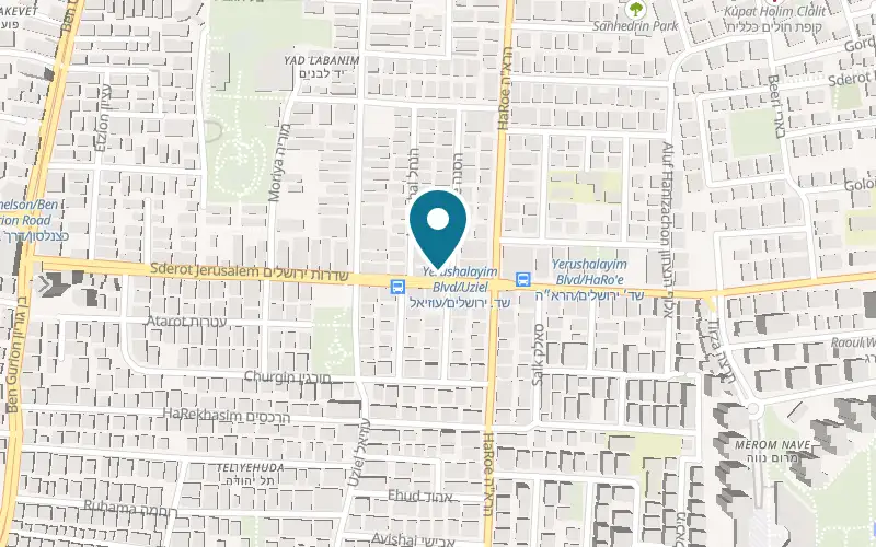 Map showing SoftRide at 47 Jerusalem Boulevard, Ramat Gan