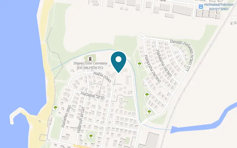 Map showing Spa Nea at Jacob Nea hotel, 3 HaEla Street, Shavei Tzion, Shavei Tzion