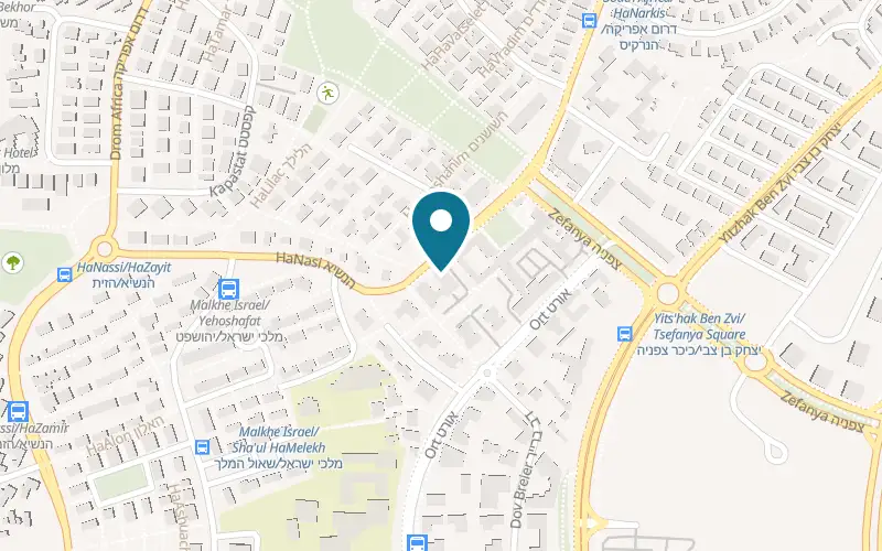 Map showing Space Ashkelon at 3 HaNassi Street, Ashkelon