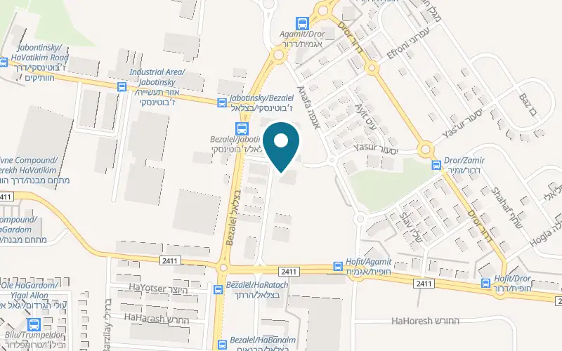 Map showing Space Ofakim at 1 HaBanaim Street, Ofakim