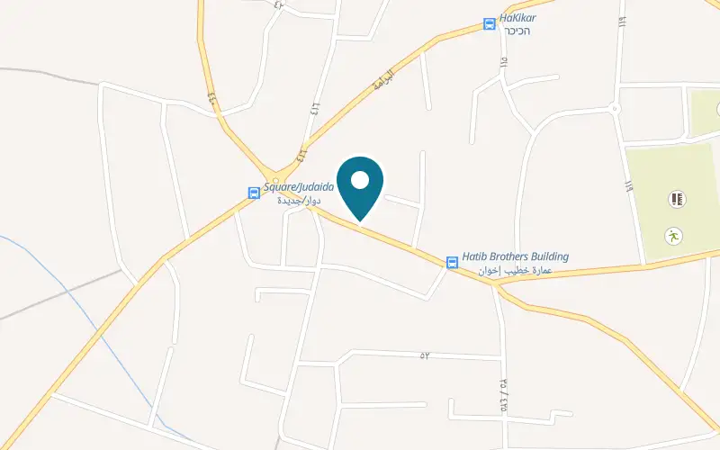 Map showing Spicy Sushi Grill at Al-Ain Street, Makr, opposite the Clalit clinic, Jadeidi-Makr