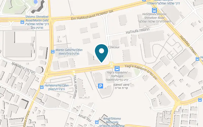 Map showing Stay Cafe at 22 Yegia Kapayim Street, Petah Tikva