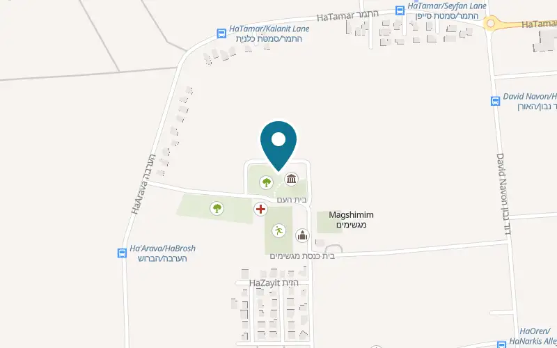 Map showing Stella at 20 HaBrosh Street, Magshimim, Magshimim