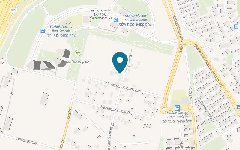 Map showing Stock Electrical Appliances at 17 Ben Gurion Road, Ramat Gan