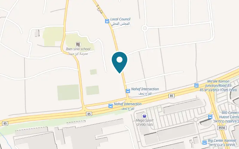 Map showing Sujok at Street 1, at the main entrance to Nahef, Nahef