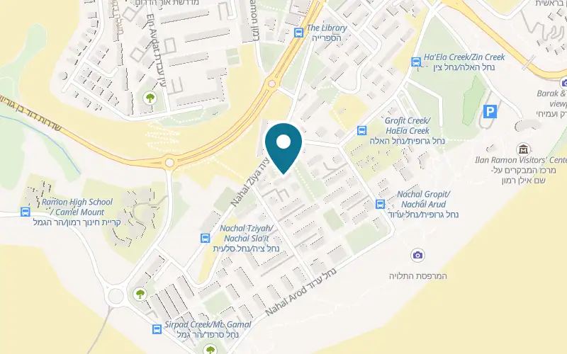 Map showing Sumsumiya at 7 Nahal Tsiya Street, Mitzpe Ramon