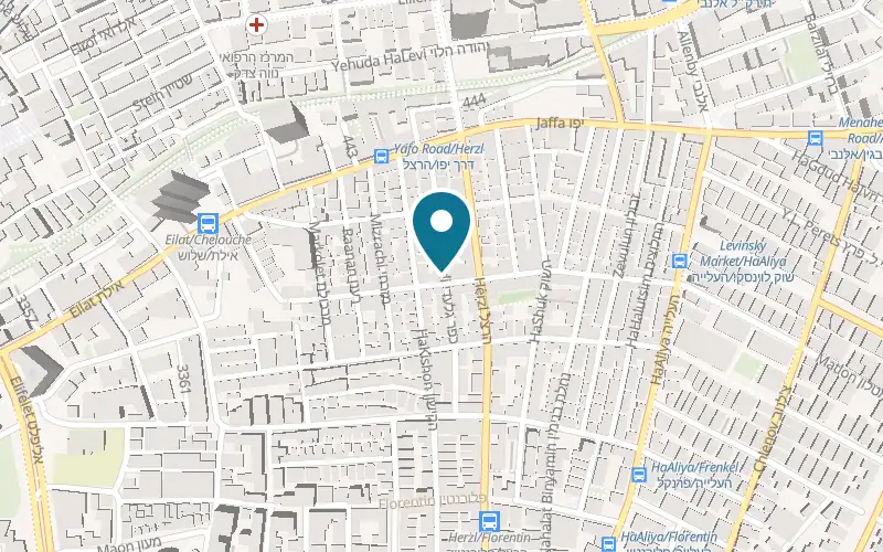Map showing Sunride at 26 Kfar Giladi Street, Tel Aviv-Yafo