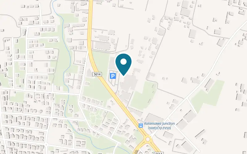 Map showing Super Gluten Free at Main Road, next to the Delek Go petrol station, Qalansawe
