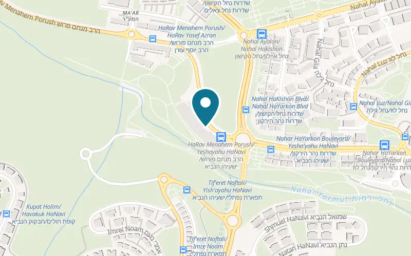 מפה: סושי אנד בייגלס במנחם פורוש 1, בית שמש